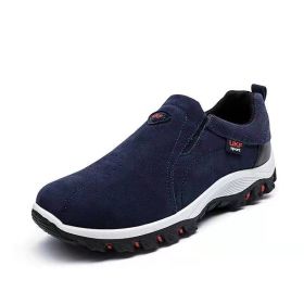 2022 New Casual Shoes Men Sneakers Outdoor Walking Shoes Loafers Men Comfortable Shoes Male Footwear Light Plus Size 48 (Shoe Size: 38, Color: Blue)