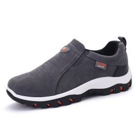 2022 New Casual Shoes Men Sneakers Outdoor Walking Shoes Loafers Men Comfortable Shoes Male Footwear Light Plus Size 48 (Shoe Size: 44, Color: Gray)