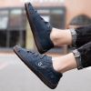 Explosive fashion trend men's handsewn casual leather shoes men's fashion shoes 38-48 leather size