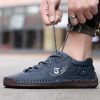 Explosive fashion trend men's handsewn casual leather shoes men's fashion shoes 38-48 leather size