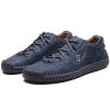Explosive fashion trend men's handsewn casual leather shoes men's fashion shoes 38-48 leather size