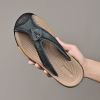 Summer men's new first layer cowhide flip-flops fashion all comfortable men's slippers beach shoes