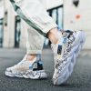 New men's ultra-light flying mesh elastic poly soft sole blade shoes ultra-light shock absorption running shoes leisure sports shoes
