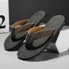Men's new summer fashion drag classic woven flip-flops all comfortable flip-flops