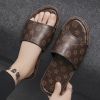 Summer men's new slippers flip-flops trend everything casual men sandals large size slippers