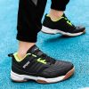 New comfortable breathable tennis shoes beef tendon sole anti-slip cushioned leisure badminton shoes comprehensive training men's shoes table tennis s