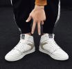 Autumn and winter new AJ high top board shoes trend all match student shoes men and women lovers sports casual shoes