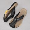 Summer men's new first layer cowhide flip-flops fashion all comfortable men's slippers beach shoes