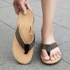 Men's new summer fashion drag classic woven flip-flops all comfortable flip-flops