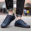 Explosive fashion trend men's handsewn casual leather shoes men's fashion shoes 38-48 leather size