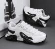 New men's net surface casual sports fashion shoes comfortable all fashion breathable soft soled daddy shoes men's fashion shoes