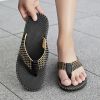 Men's new summer fashion drag classic woven flip-flops all comfortable flip-flops
