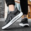 Autumn and winter men's new trend fashion plush casual shoes comfortable warm men's sports shoes